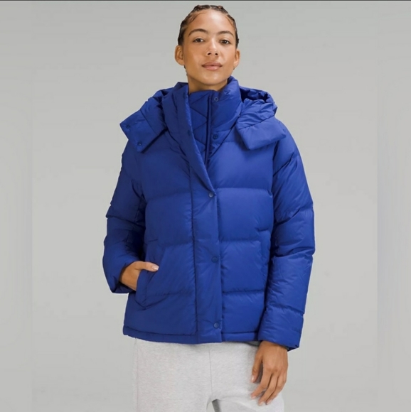 lululemon athletica Jackets & Blazers - Lululemon Wunder Puff Jacket Psychic Blue 4 nwt